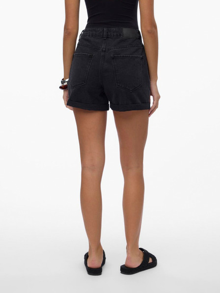 Vero Moda Fekete női farmer rövidnadrág VERO MODA Zuri