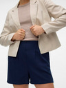 Vero Moda Sötétkék női lenvászon keverék rövidnadrág Vero Moda Jesmilo