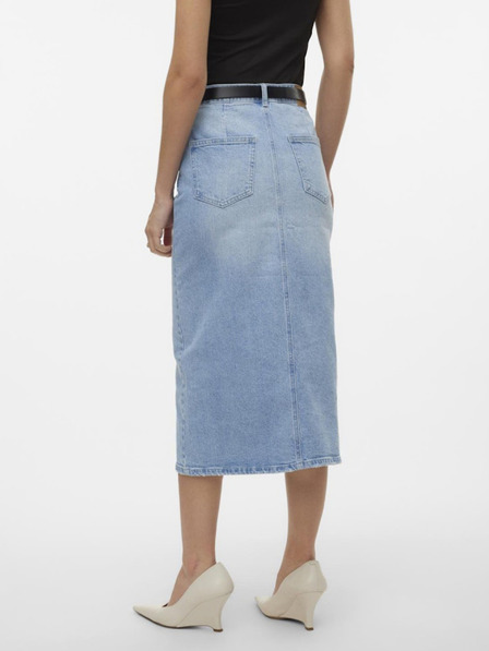Vero Moda Világoskék női farmer midi szoknya Vero Moda Veri Vero Moda Veri
