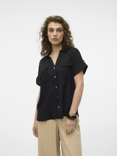 Vero Moda Fekete női Vero Moda Bumpy pólóing