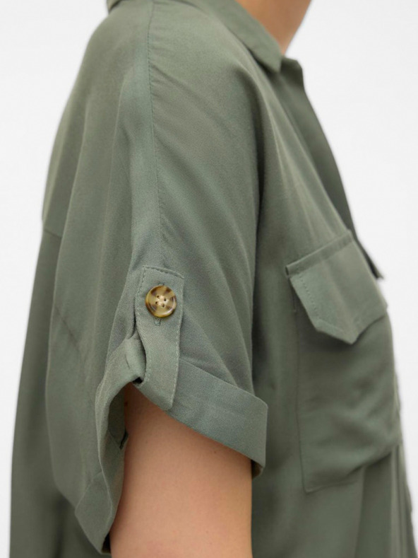 Vero Moda Zöld Vero Moda Bumpy női póló