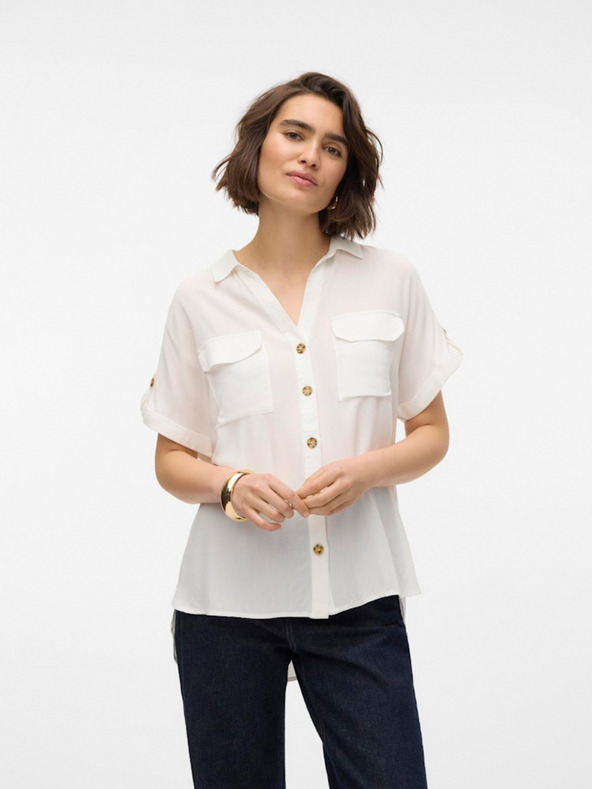 Vero Moda Fehér női Vero Moda Bumpy ing Bumpy