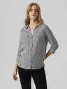 Vero Moda Fehér és kék női csíkos blúz Vero Moda Bumpy Vero Moda Bumpy
