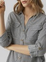 Vero Moda Fehér és kék női csíkos blúz Vero Moda Bumpy Vero Moda Bumpy