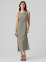 AWARE by VERO MODA Fekete és bézs női csíkos maxiruha AWARE by VERO MODA Fiona Fiona