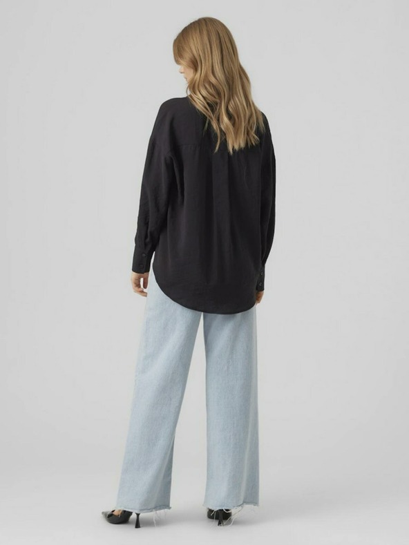 Vero Moda Fekete női póló Vero Moda Queeny