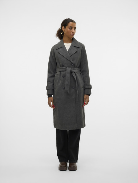 Vero Moda Vero Moda Fortunevega sötétszürke női kabát