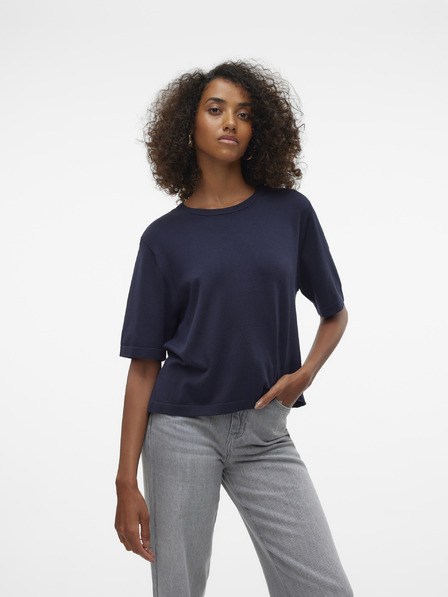 Vero Moda Sötétkék női rövid ujjú kardigán Vero Moda Silje