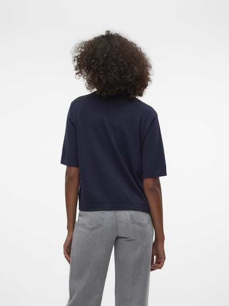 Vero Moda Sötétkék női rövid ujjú kardigán Vero Moda Silje