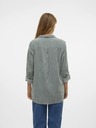Vero Moda Fehér és zöld Vero Moda Bumpy női csíkos ing Vero Moda Bumpy
