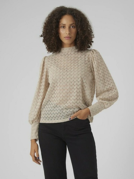 Vero Moda Bézs színű női blúz Vero Moda Becca
