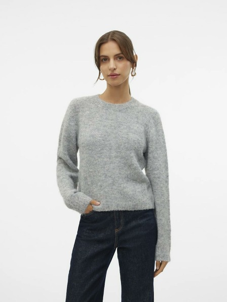 Vero Moda Világosszürke női pulóver Vero Moda Novah Novah