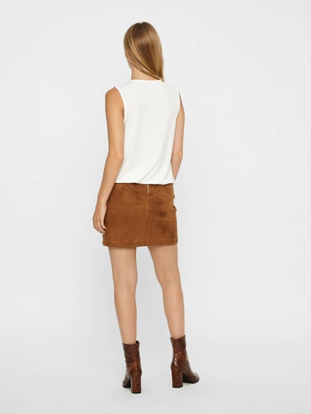Vero Moda VERO MODA Donna Dina barna szarvasbőr szoknya VERO MODA Donna Dina
