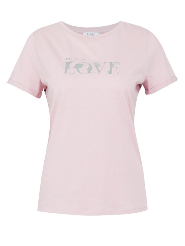 Orsay ORSAY világos rózsaszín női rövid ujjú póló