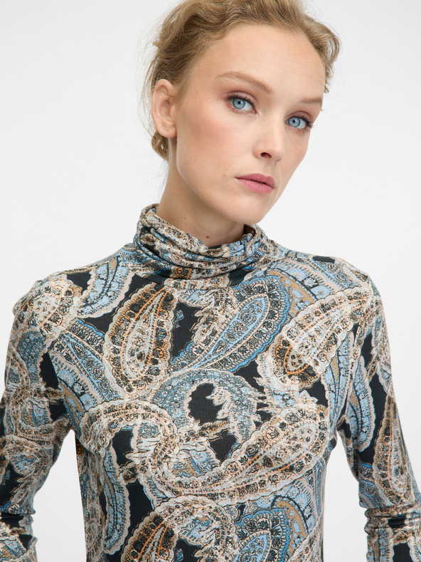 Orsay ORSAY kék mintás női garbó