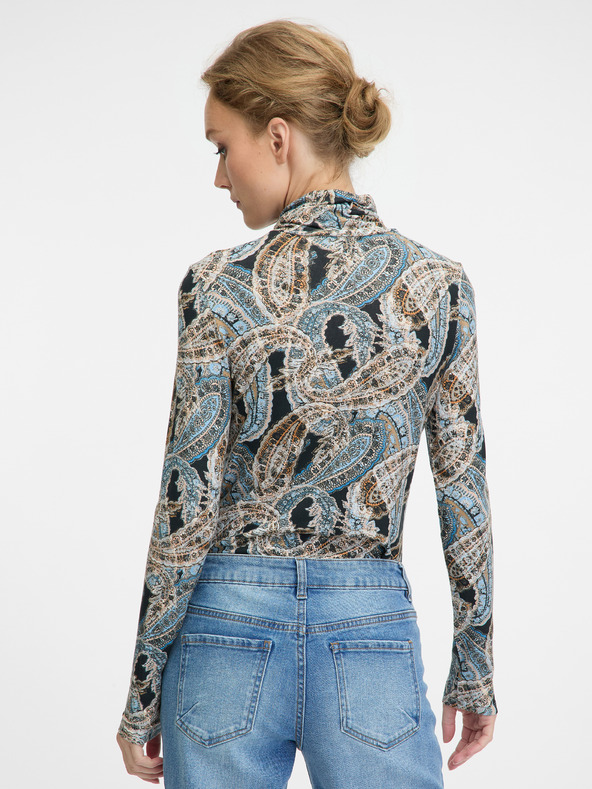 Orsay ORSAY kék mintás női garbó