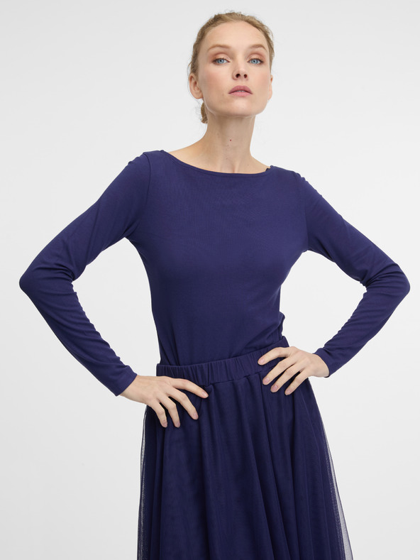 Orsay ORSAY sötét kék női hosszú újjú póló