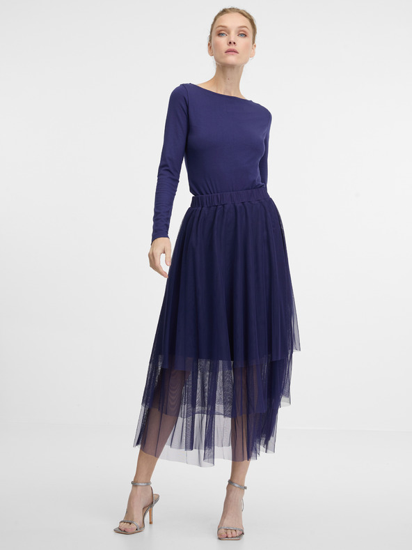 Orsay ORSAY sötét kék női hosszú újjú póló