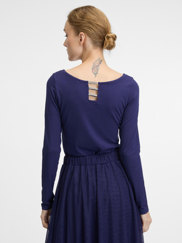 Orsay ORSAY sötét kék női hosszú újjú póló