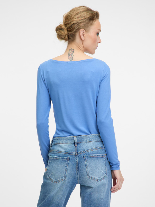 Orsay ORSAY kék hosszú ujjú női póló