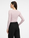 Orsay ORSAY világos rózsaszín női hosszú ujjú póló