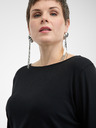 Orsay ORSAY fekete, hosszú ujjú női póló