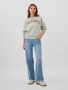 GAP Logós oversized pulóver GAP