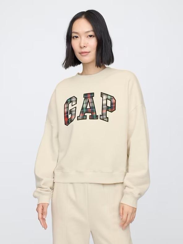 GAP Logós oversized pulóver GAP