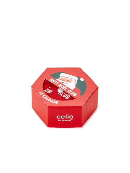 Celio Ajándékcsomag karácsonyellenes CLUB rövidnadrág Celio