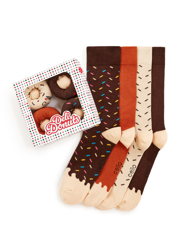 Celio Ajándékcsomag Donuts zokni, 4 db EGY MÉRETŰ Celio