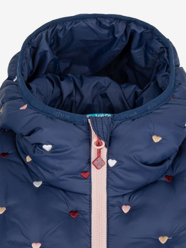 Kilpi Sötétkék steppelt télikabát lányoknak Kilpi DAMIA-M