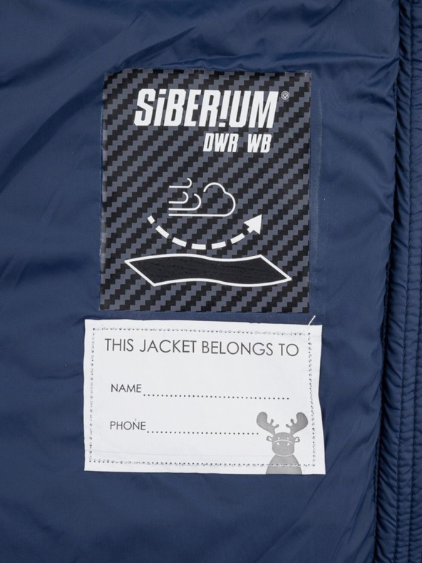 Kilpi Sötétkék steppelt télikabát lányoknak Kilpi DAMIA-M