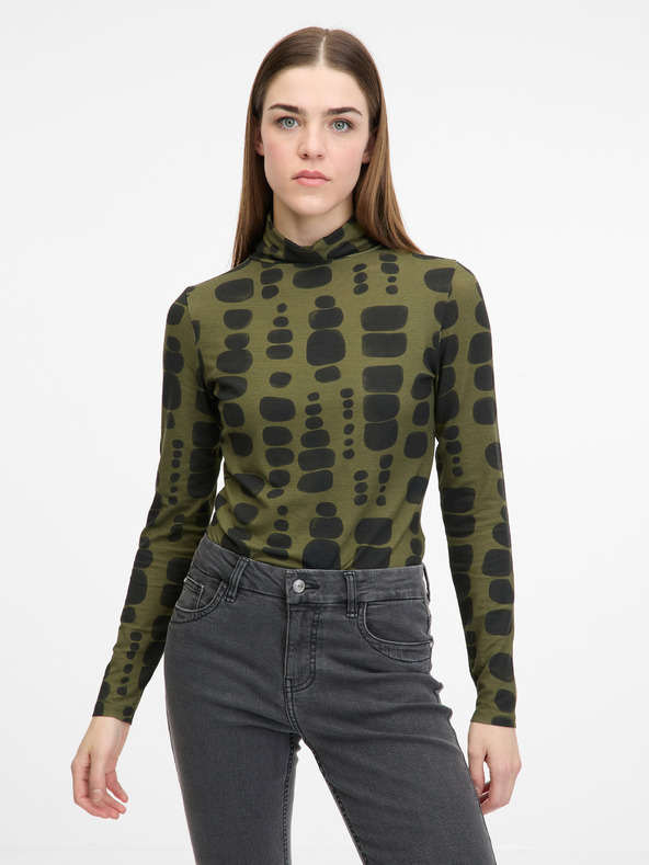 Orsay Orsay zöld női hosszú ujjú póló