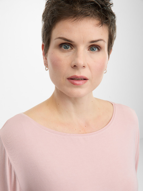 Orsay ORSAY világos rózsaszín női hosszú ujjú póló