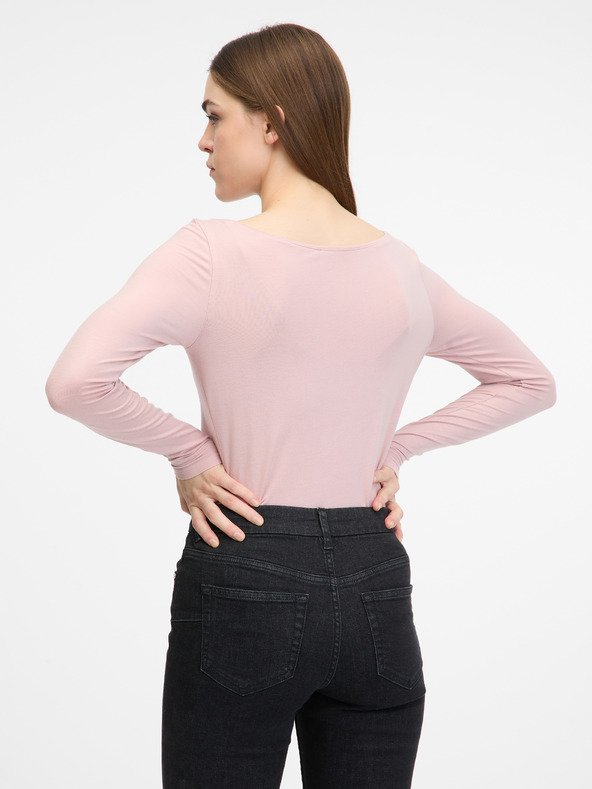 Orsay ORSAY világos rózsaszín női hosszú ujjú póló