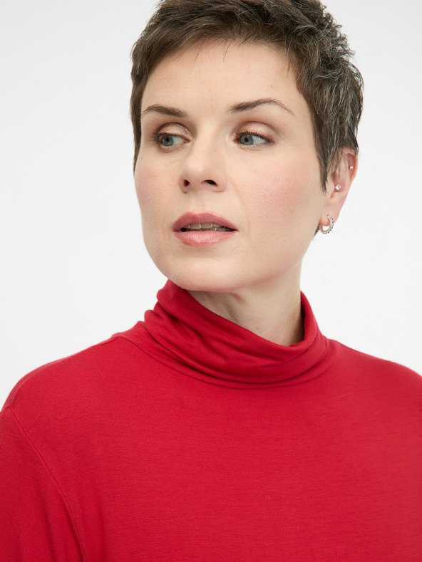 Orsay Orsay piros női hosszú ujjú póló