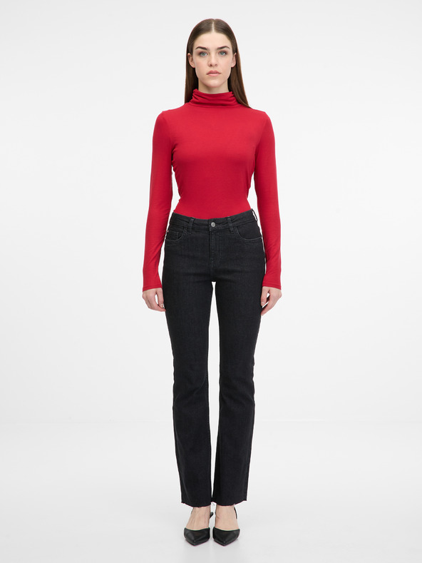 Orsay Orsay piros női hosszú ujjú póló