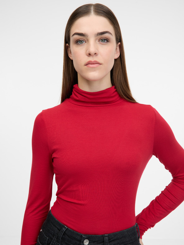 Orsay Orsay piros női hosszú ujjú póló