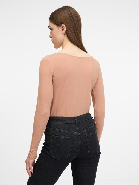 Orsay ORSAY világos barna női hosszú újjú póló