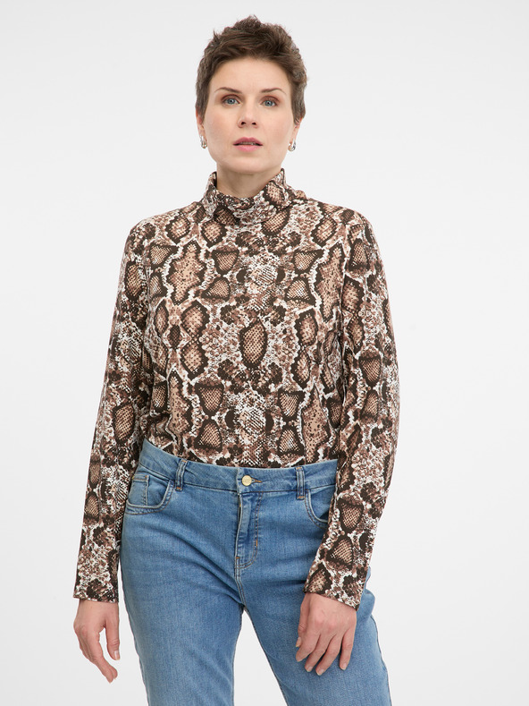 Orsay Orsay bézs színű női hosszú ujjú póló