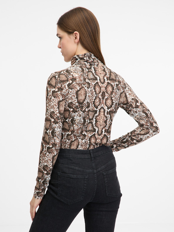 Orsay Orsay bézs színű női hosszú ujjú póló