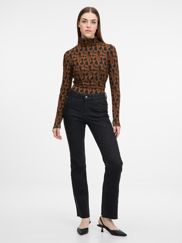 Orsay ORSAY világos barna női hosszú újjú póló