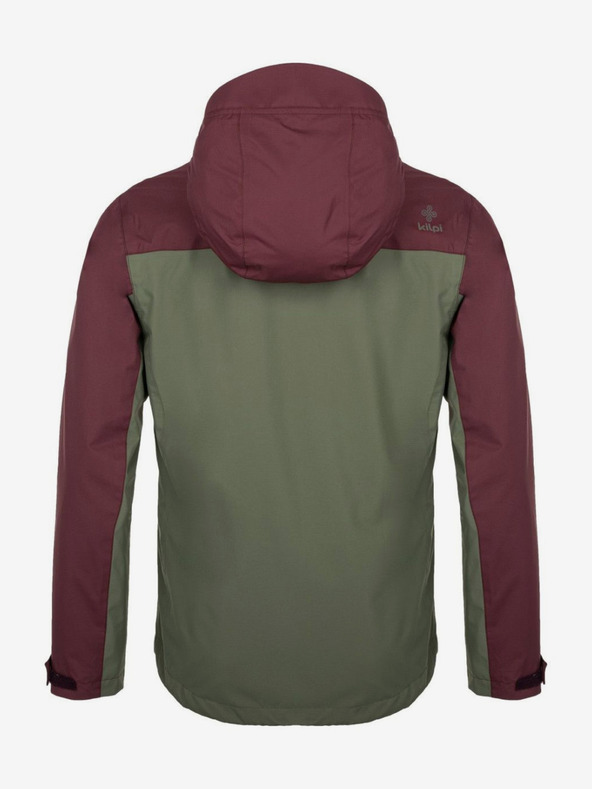 Kilpi Khaki és bordó színű férfi outdoor dzseki Kilpi SONNA-M