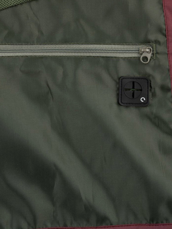 Kilpi Khaki és bordó színű férfi outdoor dzseki Kilpi SONNA-M