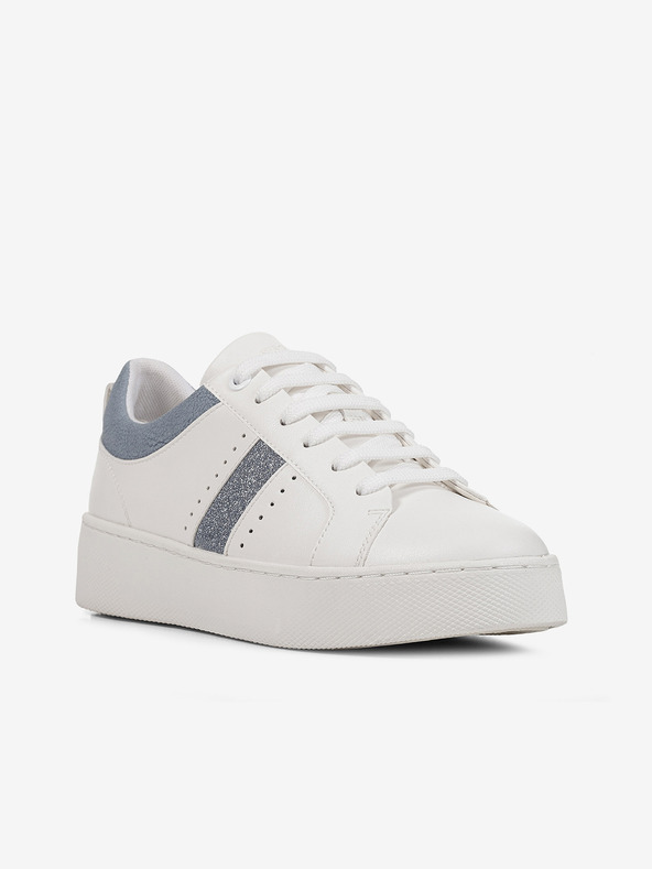 Geox Kék-fehér Geox Skyely platformos női sportcipő