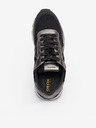 Geox Fekete női tornacipő bőr részletekkel Geox Spherica V Series