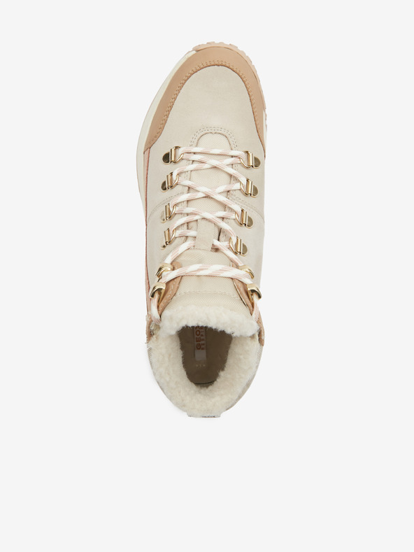 Geox Bézs Geox Oliviera női velúr bokacsizma