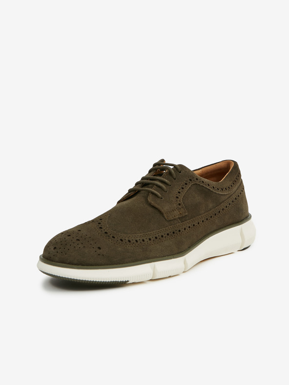 Geox Khaki férfi velúr alkalmi cipő Geox Adacter