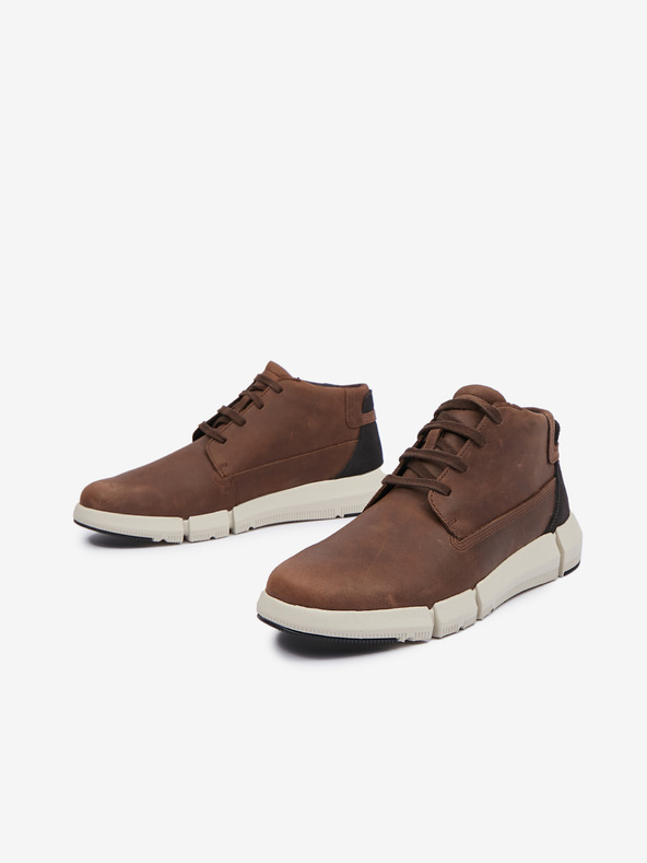 Geox Barna férfi bőr bokacipő Geox Adacter