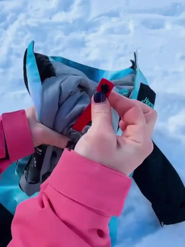 Horsefeathers Gyerek Halia kabát - absztrakt festék Horsefeathers